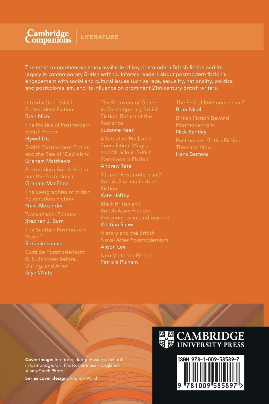 The Cambridge Companion to British Postmodern Fiction