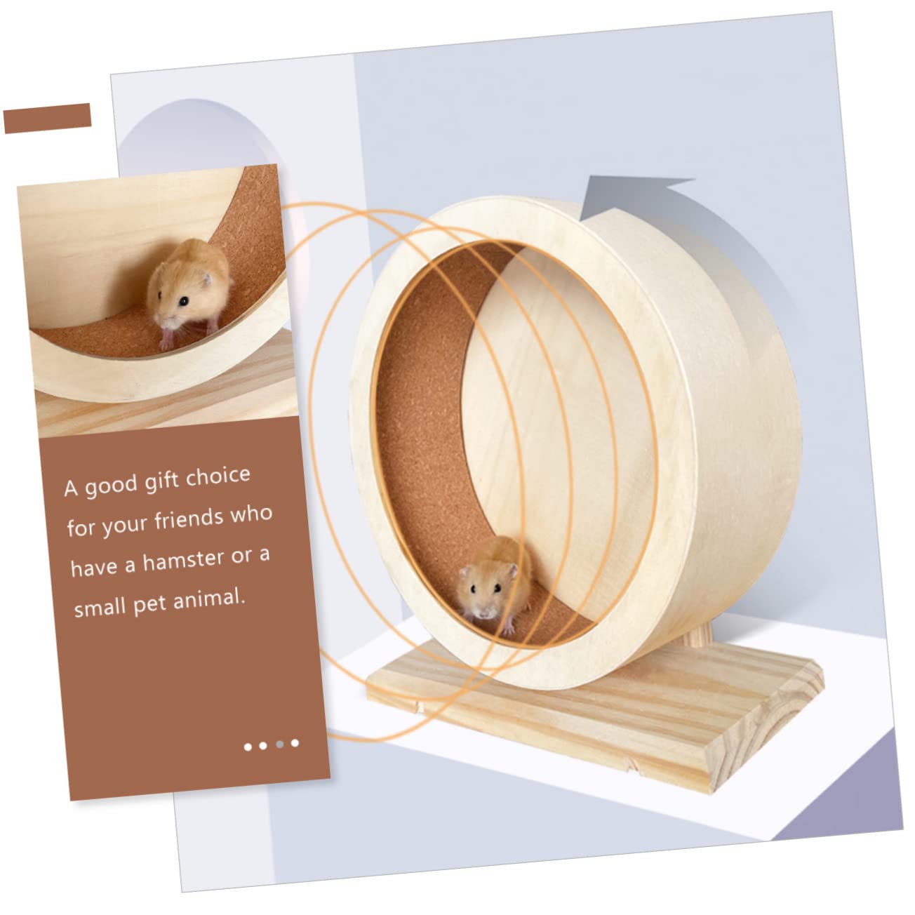 Per Criceti Per Design Silenzioso e Base Stabile Per Esercizi Criceti Gerbilli e Cincillà