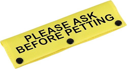 Divertida funda para correa para perro, por favor, pregunte antes de acariciar, correa para perro, funda para regalo de cumpleaños para mascotas