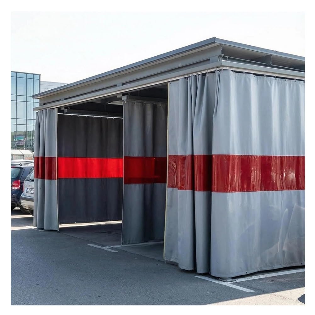Divisore per saldatura industriale con visualizzazione rossa, 6 coperte ignifughe per la sicurezza di magazzini e officine, resistente al calore per la fabbricazione e la costruzione di metalli