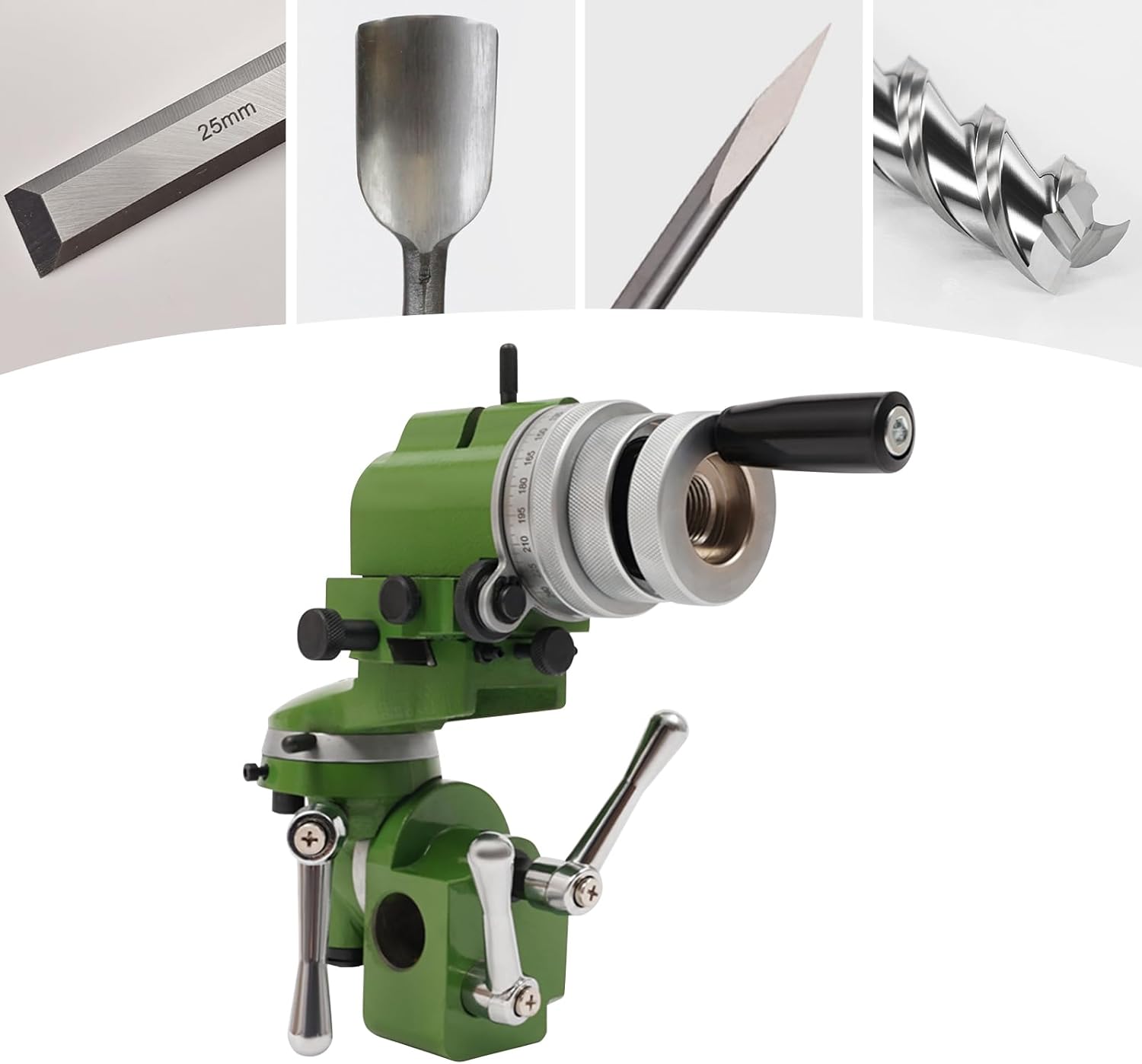 U2 Universal Cutter Grinder Tool,Grinding Machine Tool Sharpener Holder,Multifunctional Adjustable Grinding Stand，Holder Assembly for U2 Knife Sharpener, End Mill/Twist Drill/Lathe