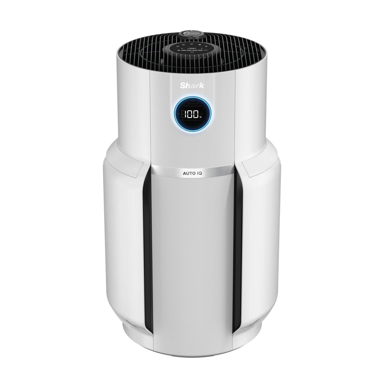Shark NeverChange für bis zu 5 Jahre Luftreiniger MAX: Große Räume bis 130 m², HEPA-Filter hält 5 Jahre, fängt 99,97 % Allergene ein, Auto-Modus, Leise, LED-Anzeige, Weiß HP300EU