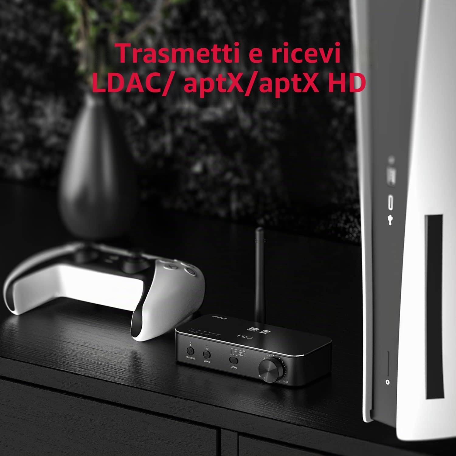 FiiO Trasmettitore/ricevitore Bluetooth ad alta risoluzione BTA30 Pro TX/RX con supporto LDAC