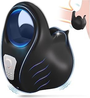 Vibrating Cock Ring for Penis Testicles Stimulation, Pleasure Penis Ring Vibrator Couples Adult Sex Toys for Men, 7 Vibrations Male Couple Sex Toy, Cock Rings Vibrators for Men Erection Sex