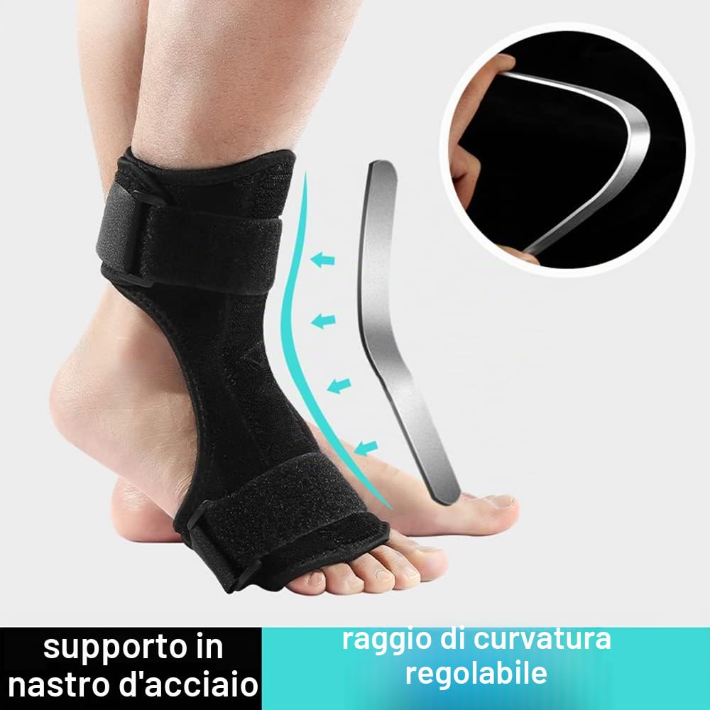 Fascite plantare Notte Stecca Piede Correttore Goccia Del Piede Ortesi Sollievo Dal Dolore Efficace Sollievo da Fascite Plantare Tendine Stretch