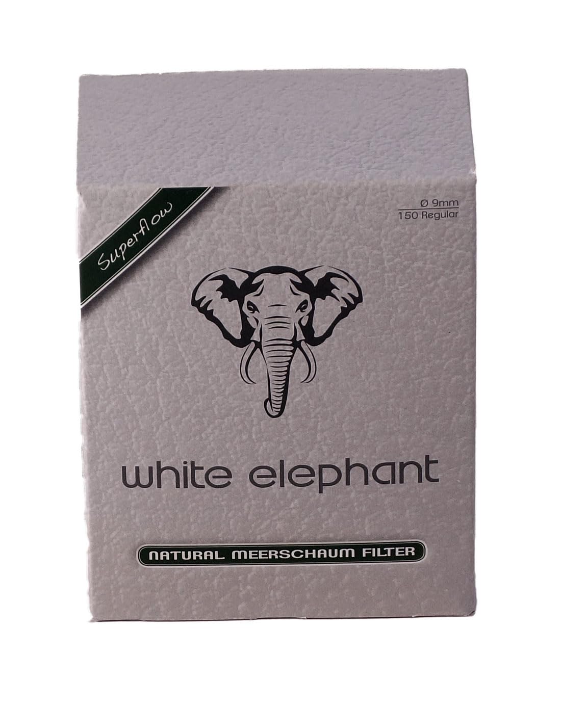 Filtres en mousse de mer authentiques White Elephant avec bouchons céramique premium