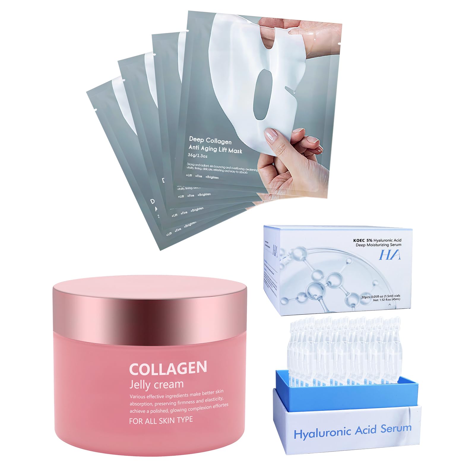 Amazon.com: Collagen jelly cream,improves dull skin, collagen mask