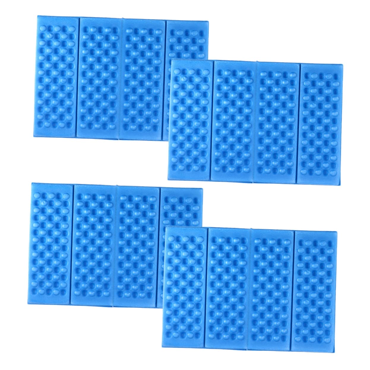 Abaodam Cojín Portátil Plegable Xpe Azul 4 Piezas para Exterior