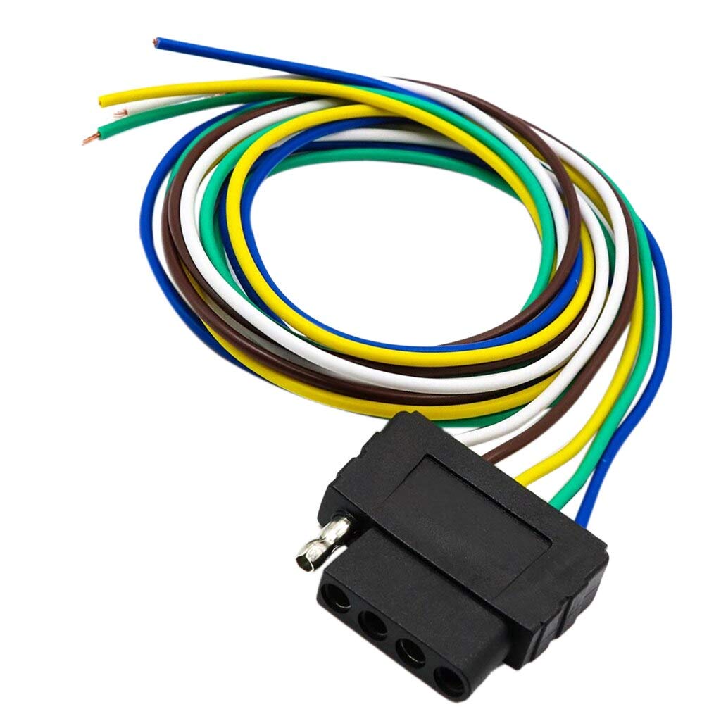 Buy 5Pin Flat Plug Wire Wiring Harness Connection Kit For Trailer Boat