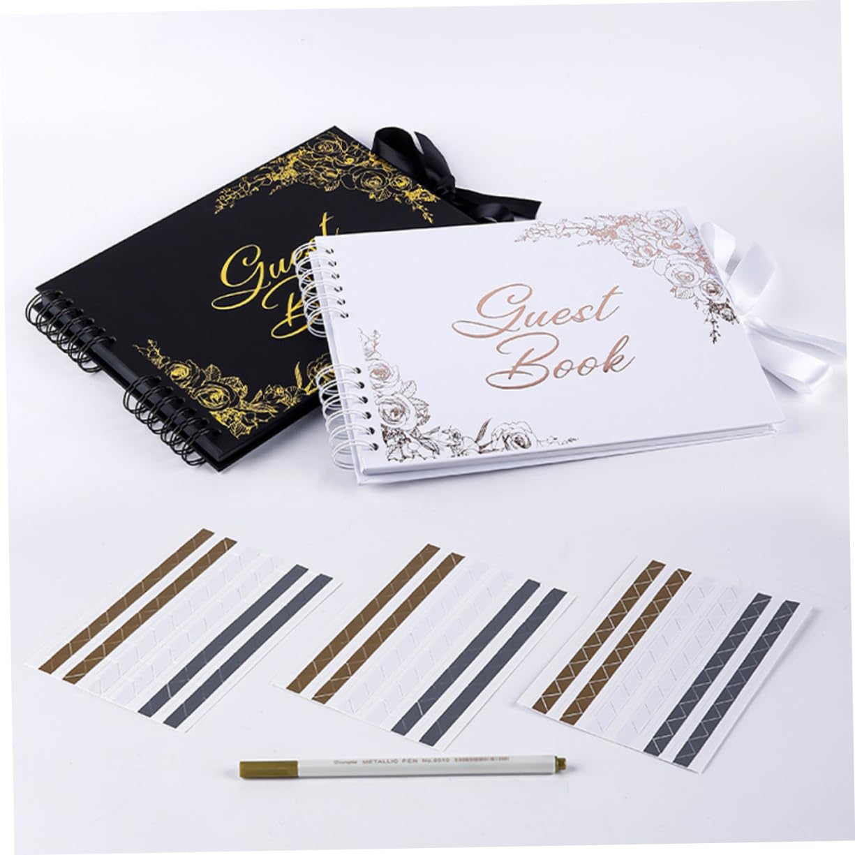 Gästebuch Hochzeit Elegantes Gästebuch Mit Goldprägung Seiten Für Unterschriften Und Persönliche Nachrichten Für Hochzeitszeremonien Und Feierlichkeiten