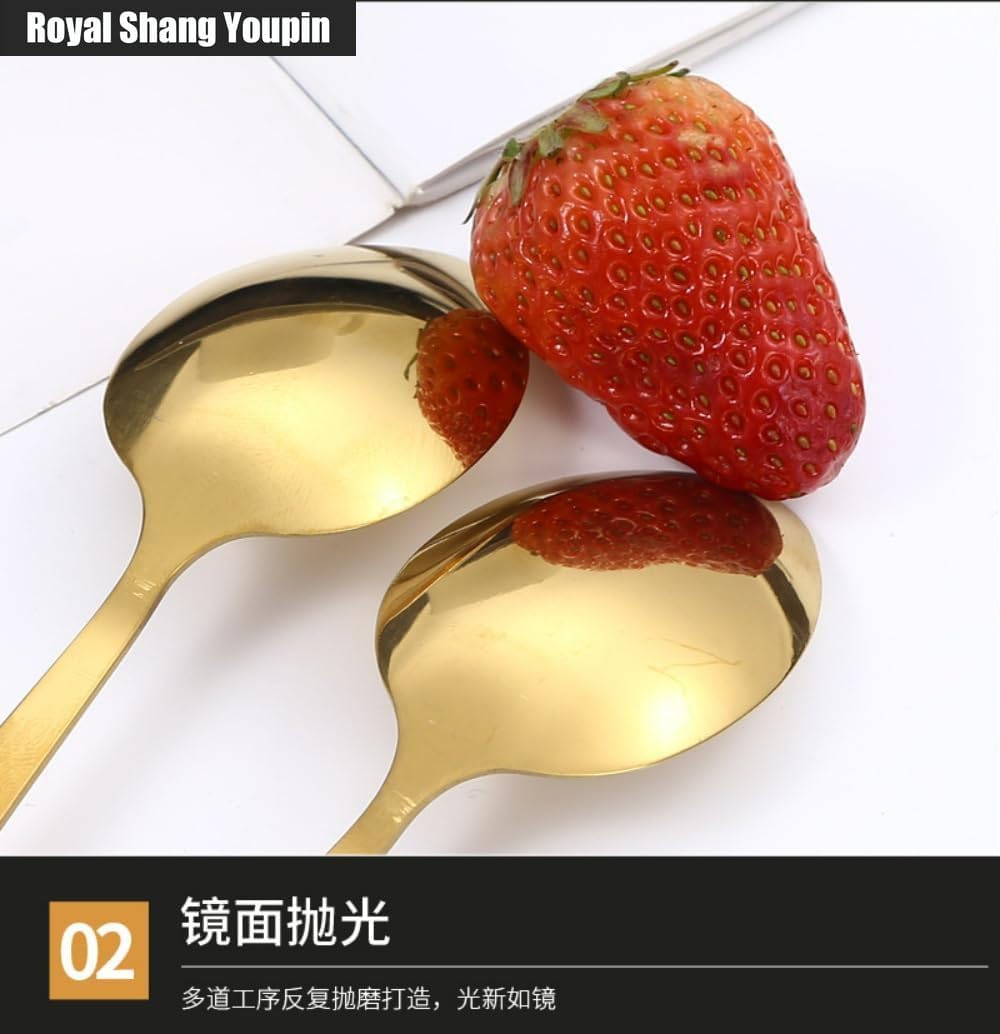 （24 Pieces）Imitation Marbled Ceramic Handle Kitchen Stainless Steel Silverware Tableware Flatware Cutlery Knives Forks Spoons Set for 6 People (Light green,A)