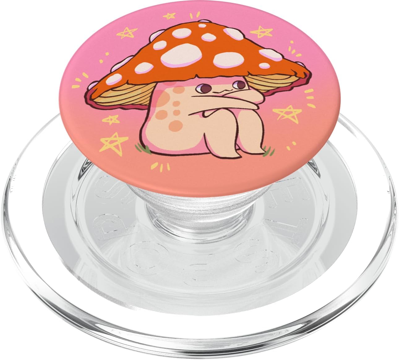 PopSockets Phone Grip– Mushroom PopSocket - Sitting Shroomie PopSockets PopGrip for MagSafe