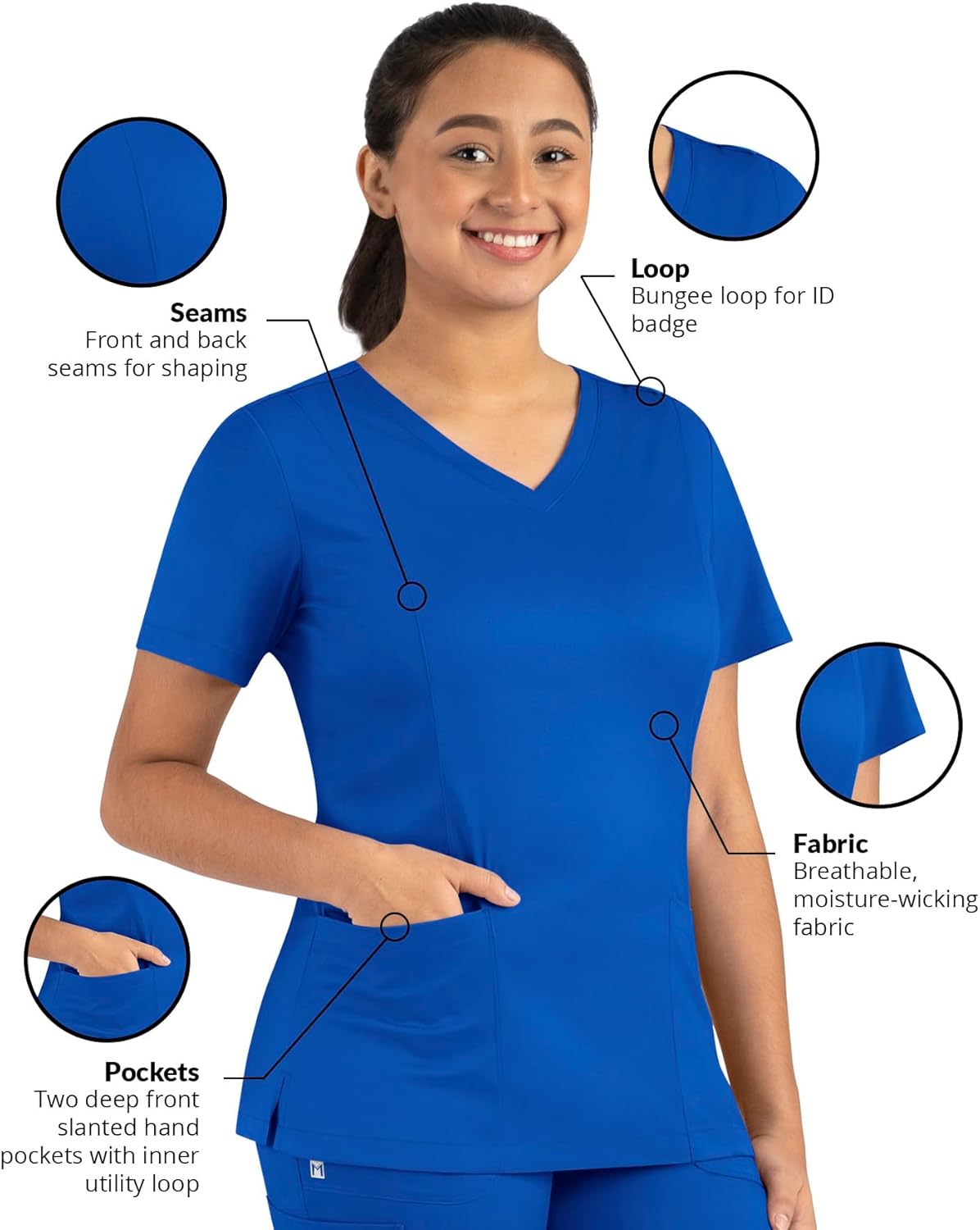 Maevn Matrix Women’s Double V-Neck Top - Image 5