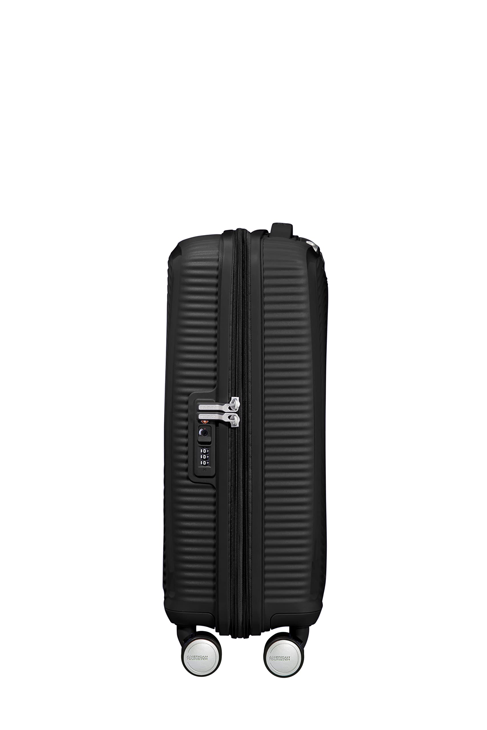 American Tourister Soundbox - Spinner S Extended Handgeck, 55 cm, 35.5/41 L, Nero (Bass Black)