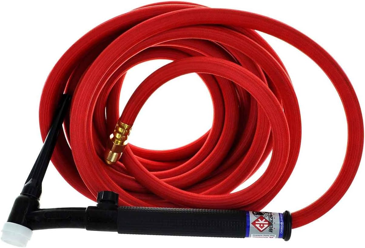 CK TL210 Air Cooled Trim-Line TIG Torch Kit, Flex Valve, 200A, 25', 1-Pc, Super-Flex, TL2125VHSF FX
