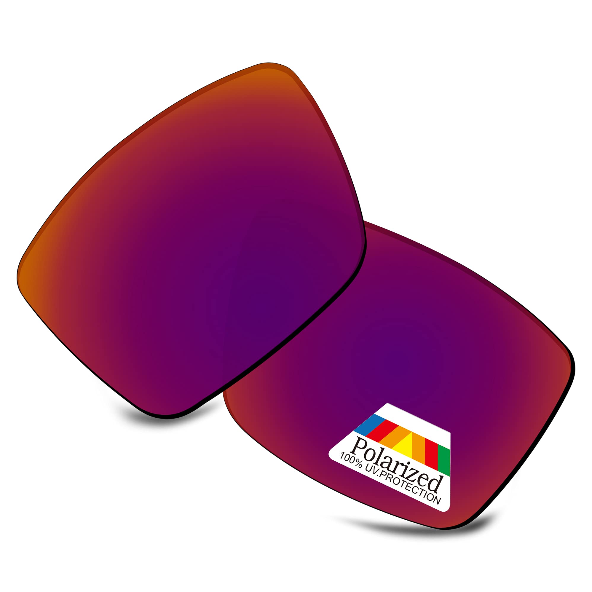 Bwake Lentes de repuesto para gafas de sol Costa Del Mar Rinconcito 06S9016 - morado frambuesa polarizado