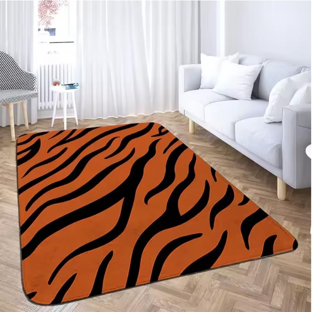 Tapis maison léopard 100X160cm grand tapis de sol de salle de bain