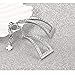 bayite Bling Bands Compatible with Fitbit Versa/Versa 2 Band for Women, Stainless Steel Metal Jewelry Bracelet Bangle Wristband, Silver