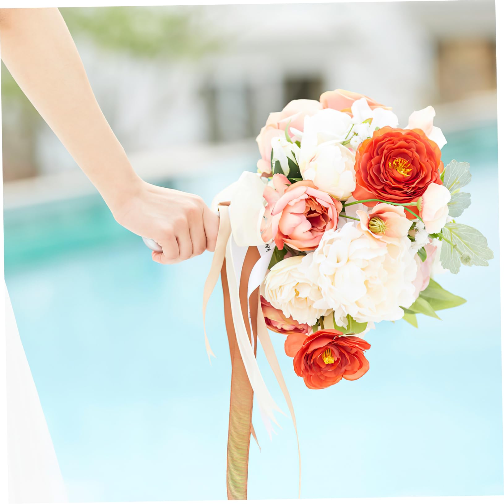 10 Blumenstraußhalter Aus Kunststoff – Grün, 18 X 8,5 Cm, Für Hochzeiten & Feiern