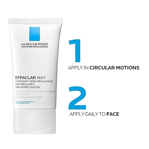 Miniatura 7 de La Roche-Posay Effaclar Mat Hidratante matificante sin aceite para la cara hidratante facial para pieles grasas para reducir el aceite y minimizar
