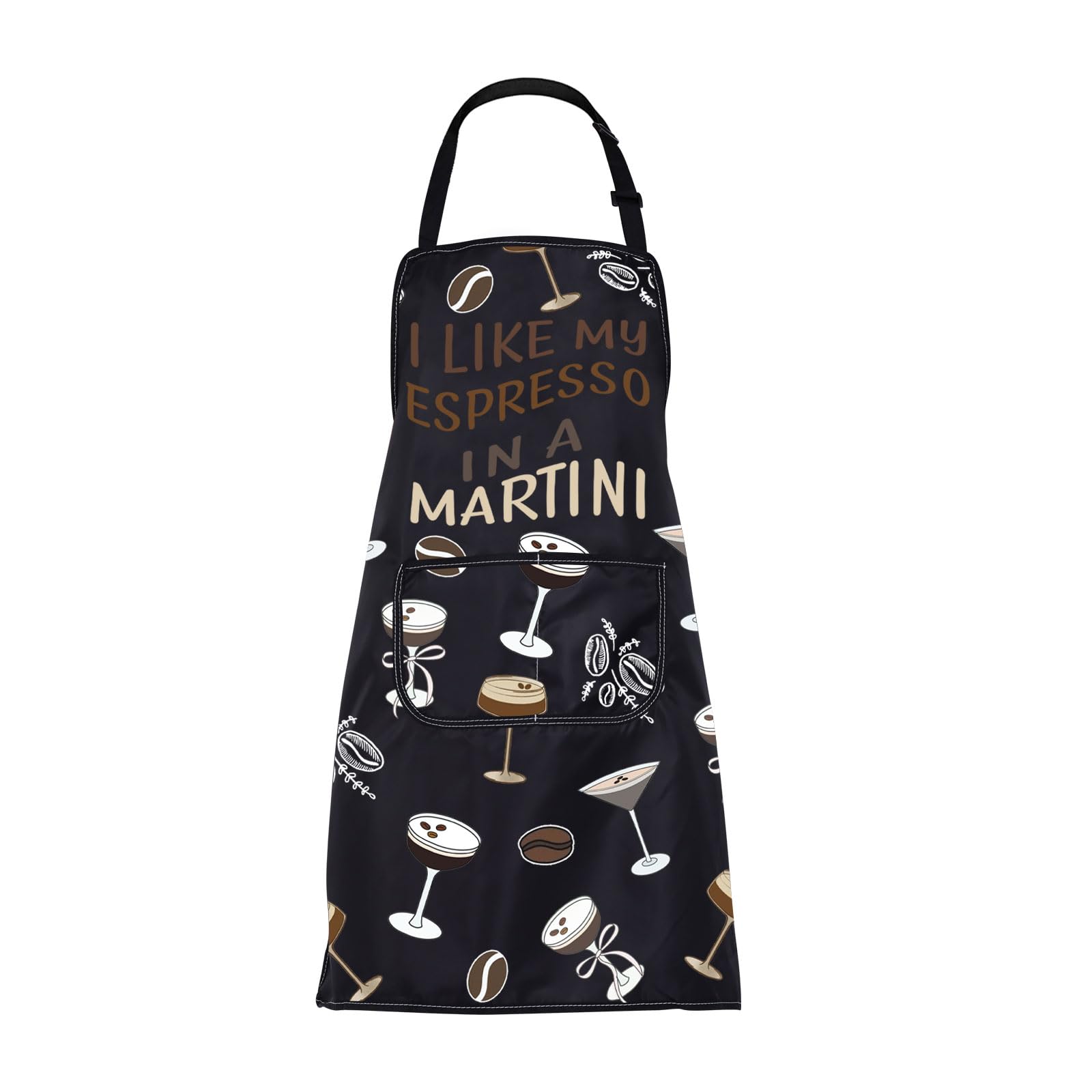 Tablier Espresso Martini cadeau barman original taille unique de cuisine - 8