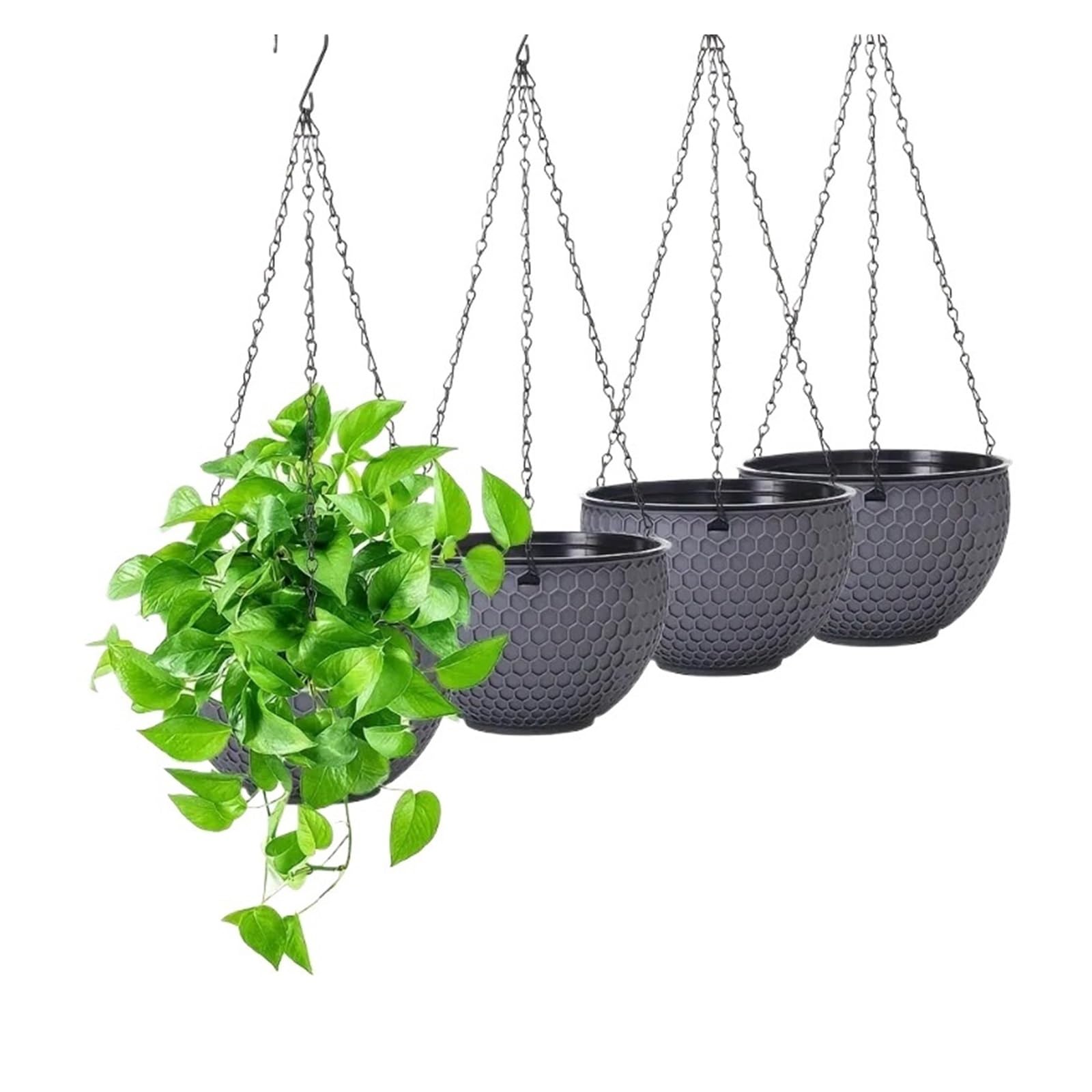Qjzkwxalmp Grey Garden Hanging Planter Macrame