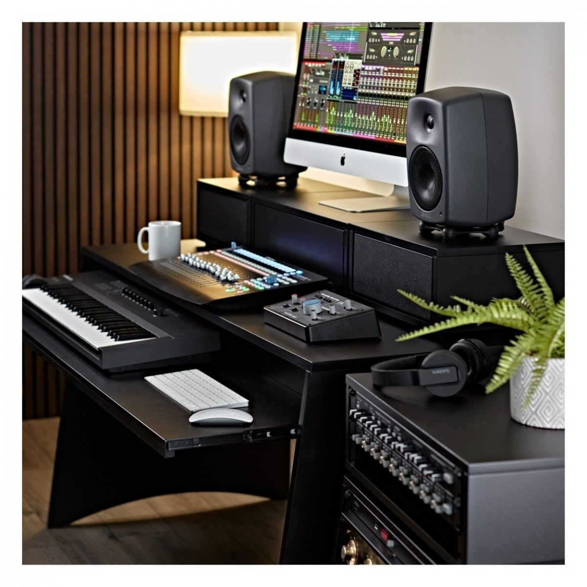 modul Cassetto piccolo per scrivania da casa e studio, nero