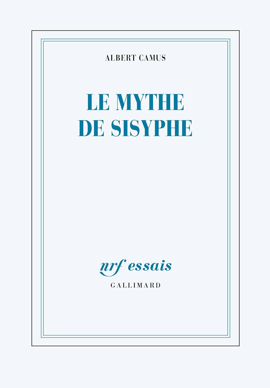 Le mythe de Sisyphe: Essai sur l'absurde: Camus, Albert: 9782070719662 ...