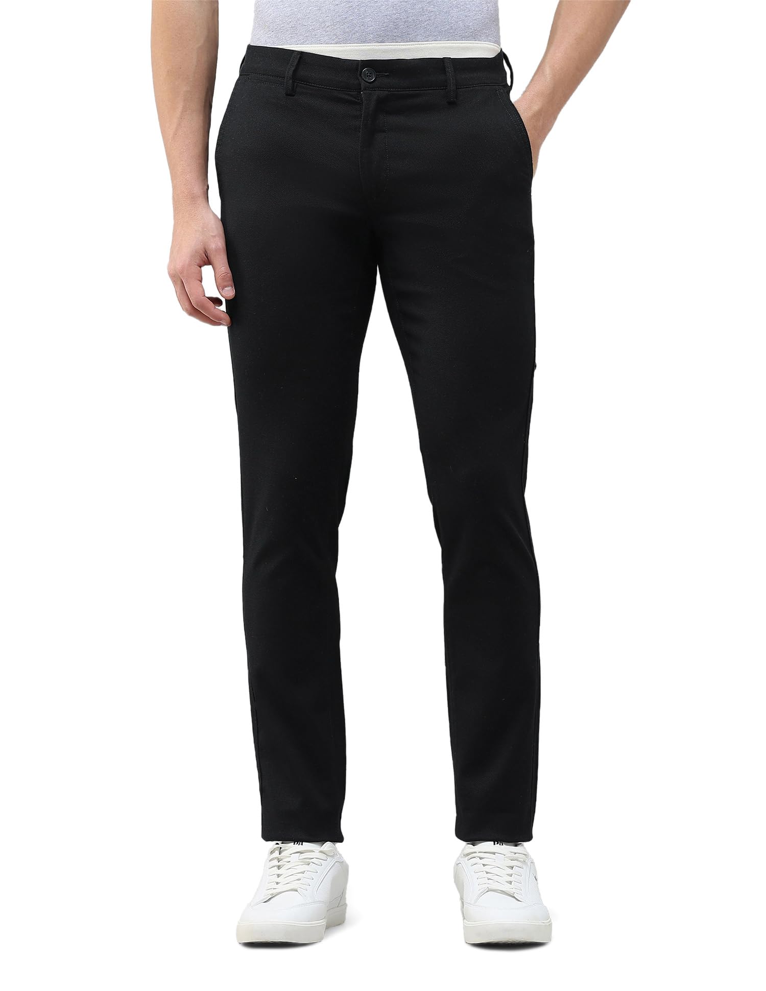 u.s. polo assn. U.s.Polo Association Men's Austin Slim fit Dobby Trousers-picture-37