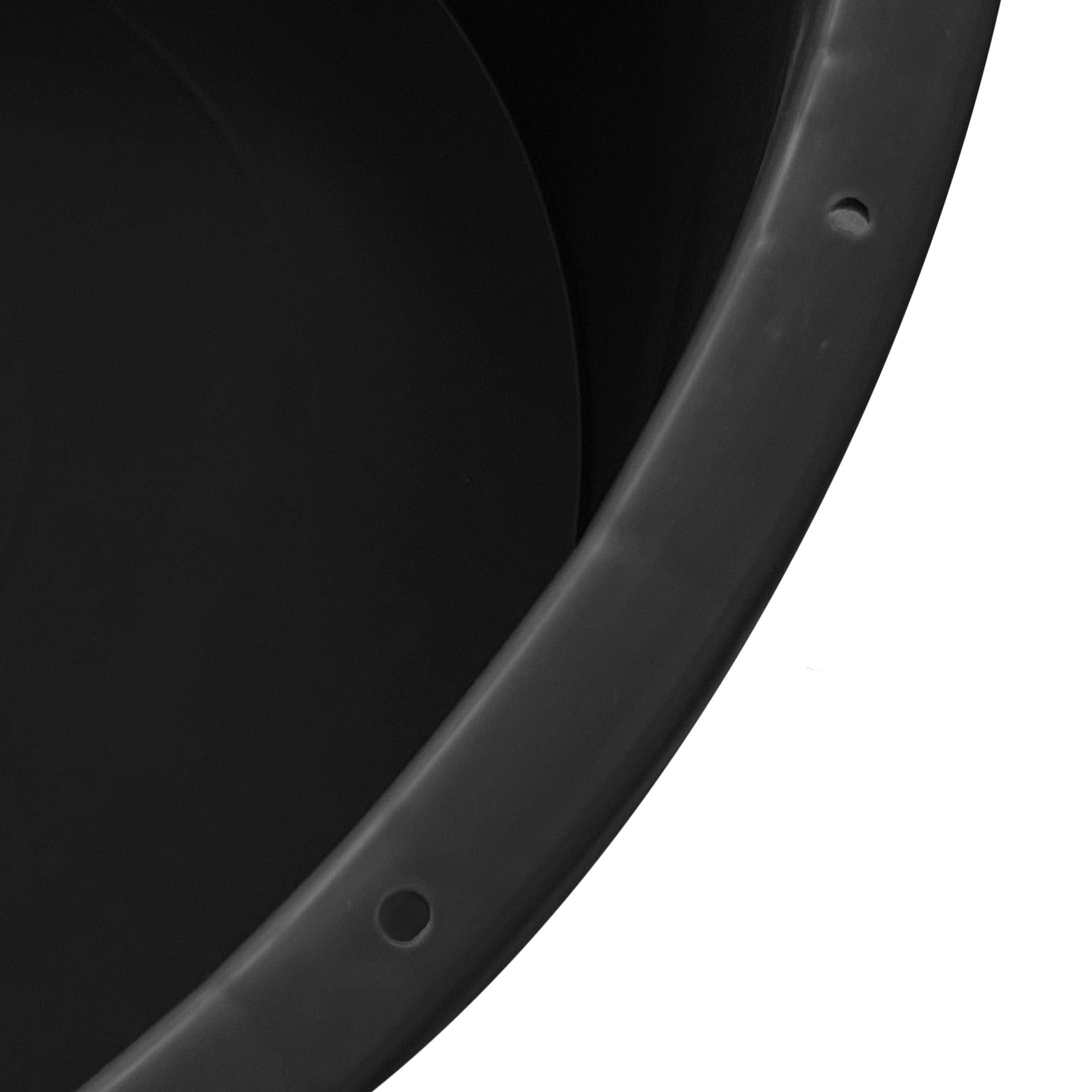 Mobil Plastic - Mastello industriale tondo in plastica 350 litri - nero