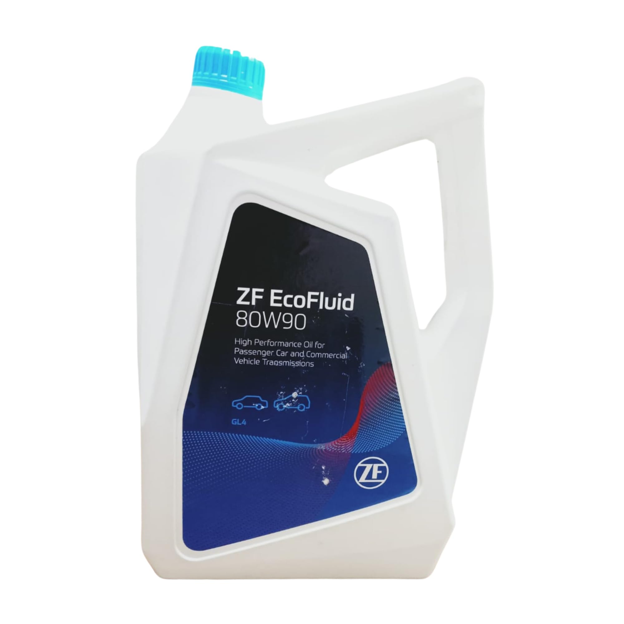 ZF EcoFluid 80W90 GL4 Gear Oil for Passenger Cars and Commercial Vehicle Transmissions (1 LTR)