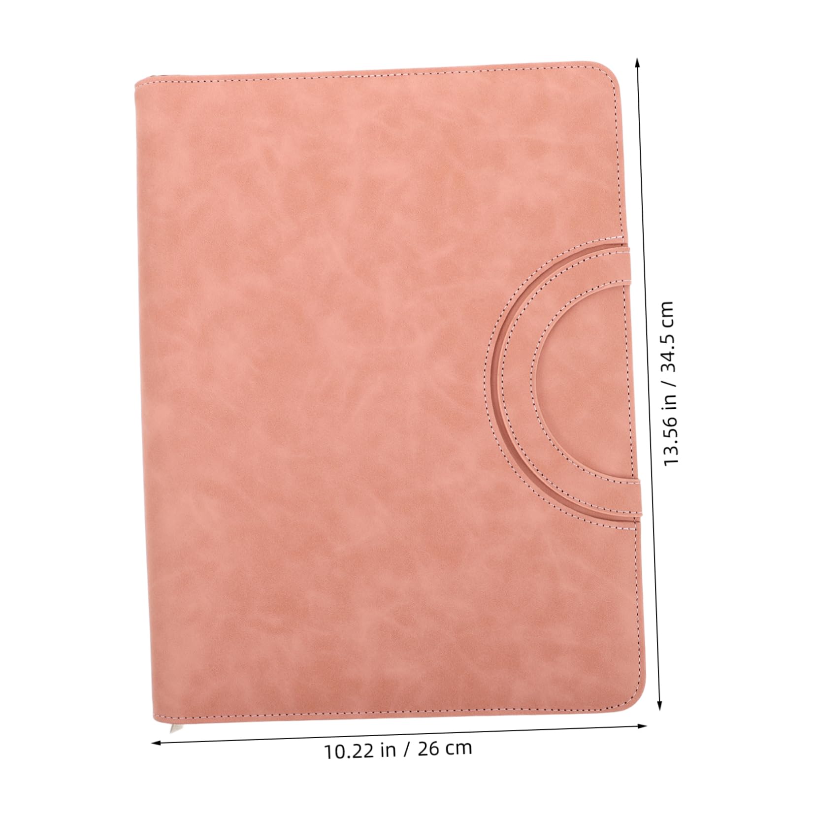 Organizer per Documenti A4 in Pu con Chiusura a Cerniera Sicura, Custodia Porta Documenti Rosa per Viaggi e Utilizzo Quotidiano, Protegge Certificati e Passaporti