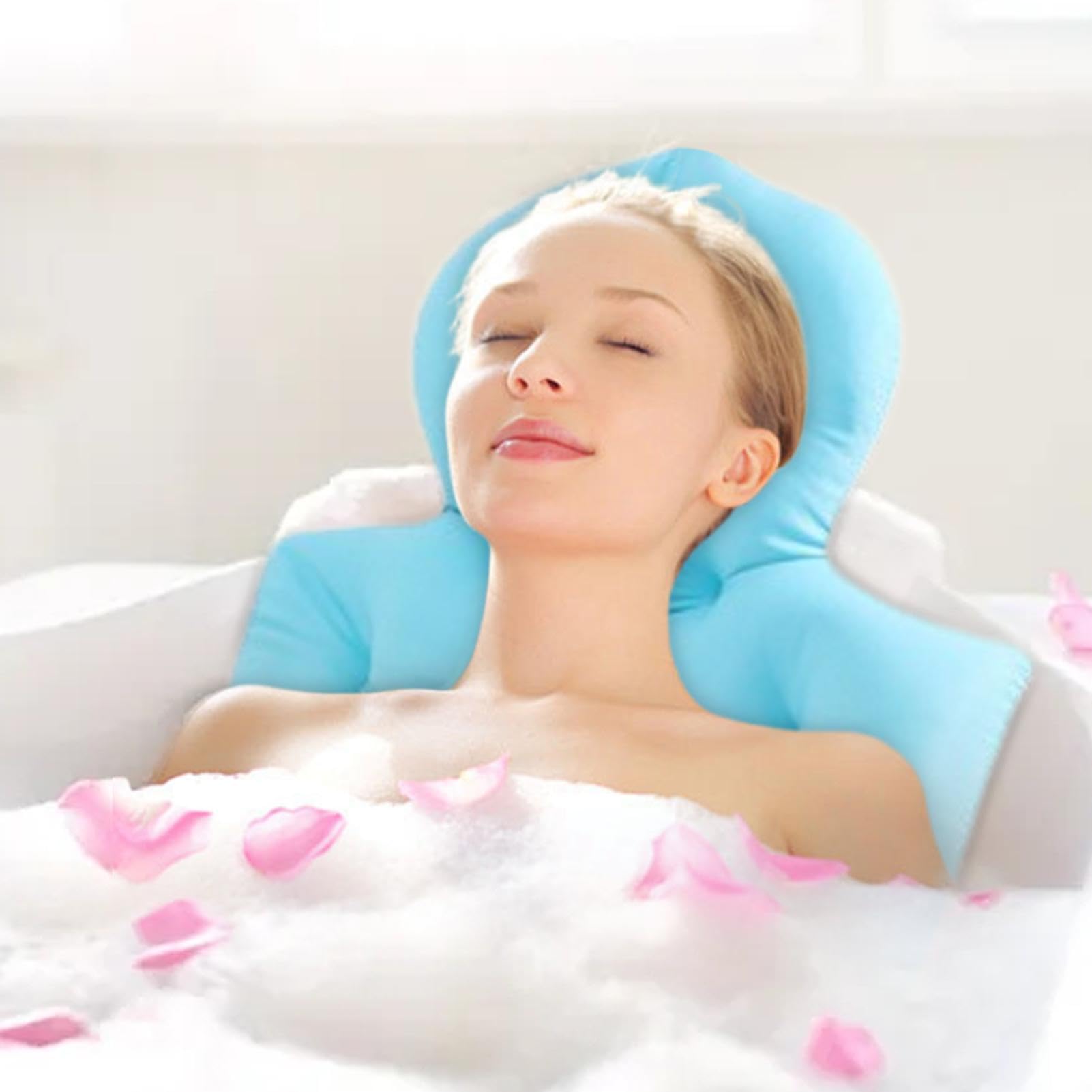 Poduszki k?pielowe do wanny Ca?e cia?o,Poduszka do k?pieli ca? cia?a do wanny | Poduszka do k?pieli z przyssawkami | Antypo?lizgowe przyssawki Poduszka do wanny Spa do podparcia g?owy i szyi