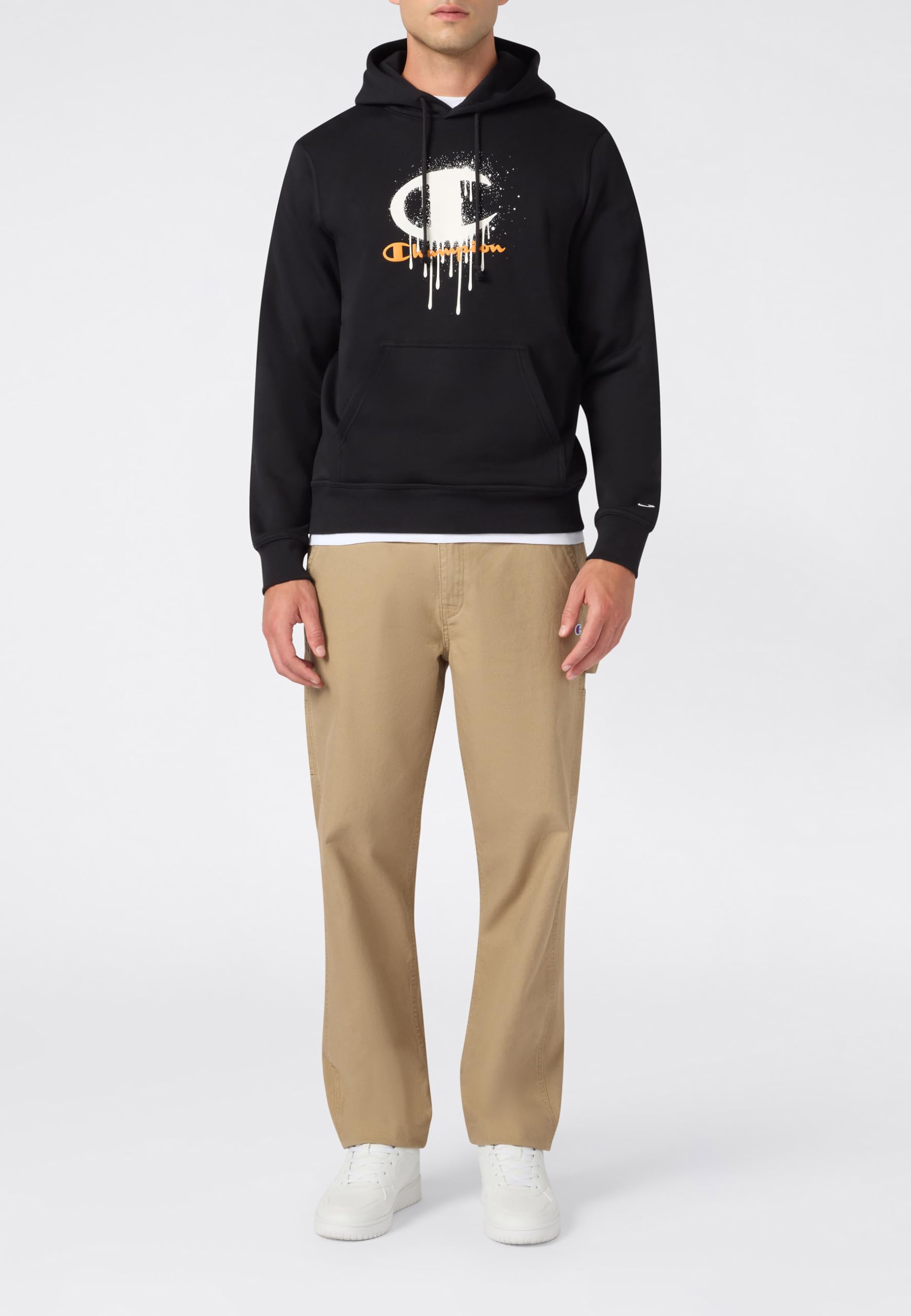 Champion Bluza męska z pluszowym logo wewnątrz 222503