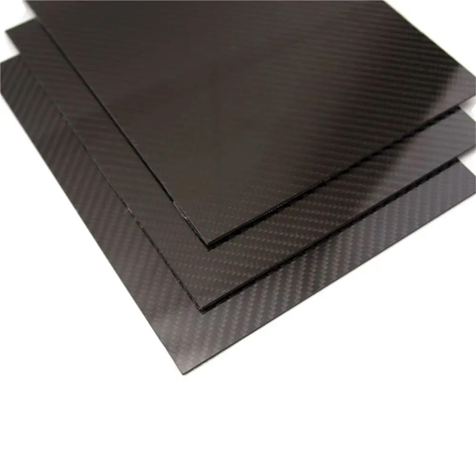 1PC 200x250MM 3K Volle Carbon Faser Blatt Bord Twill Glänzend/Matt Festigkeit Panel Dicke 0,5-5MM(5.0mm Twill Matte)