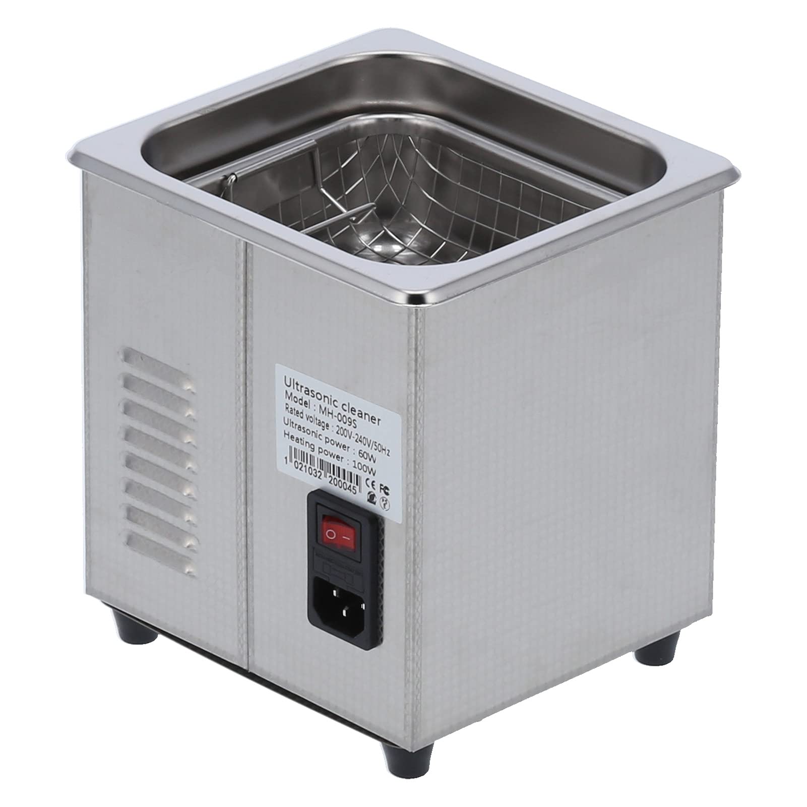 Limpiador Ultrasónico, MH-009S 1.3L 40kHz con Temporizador de Calentamiento