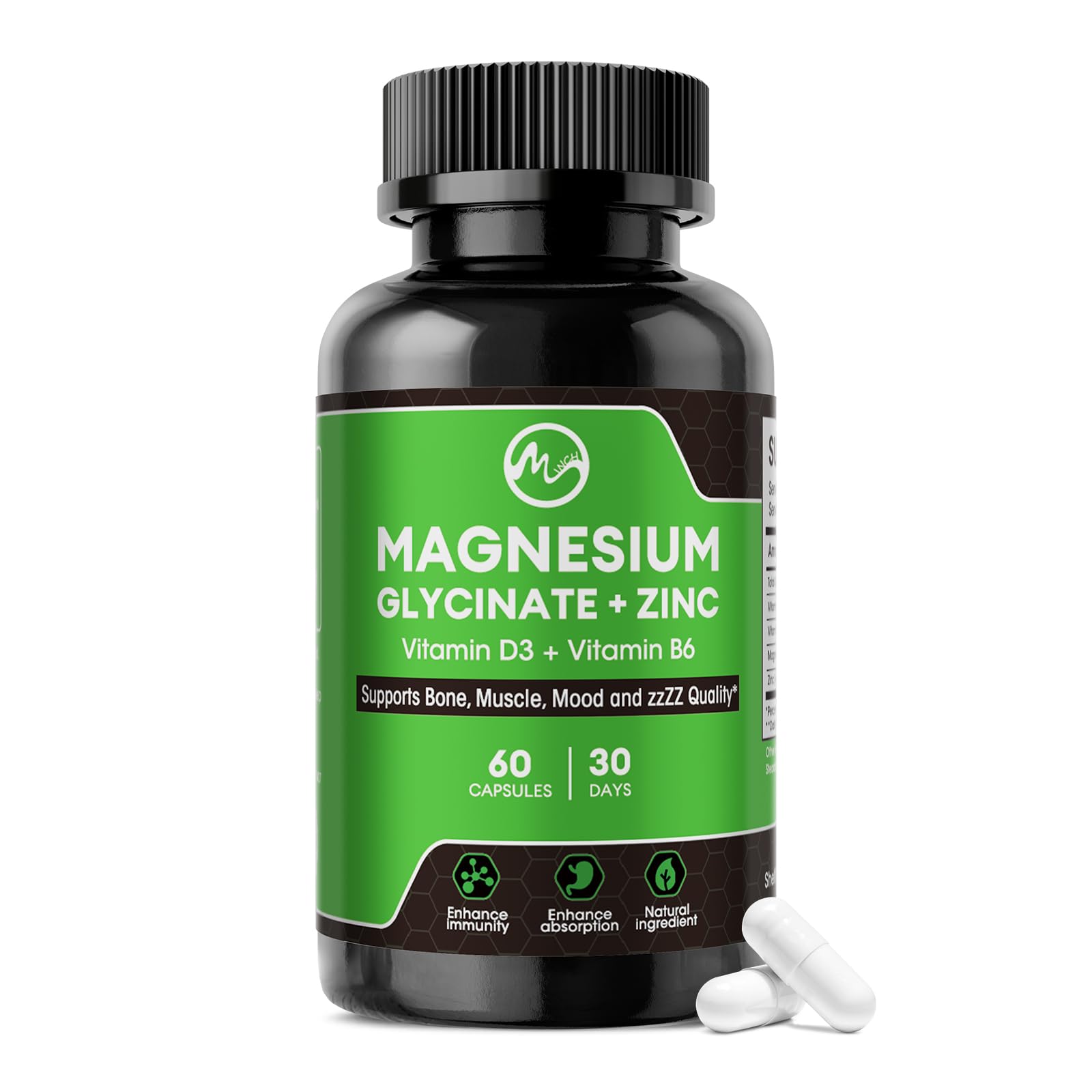 M inch Magnesium Glycinate Capsules