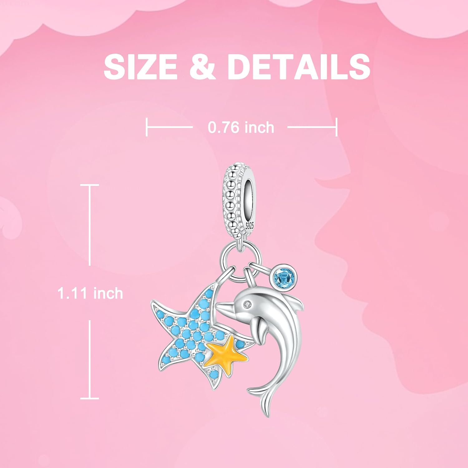 925 Sterling Silver Charm Fits Bracelets and Necklaces Charms for Women Fashion Jewelry for Women, Lover, Mother and Friend - Image 6