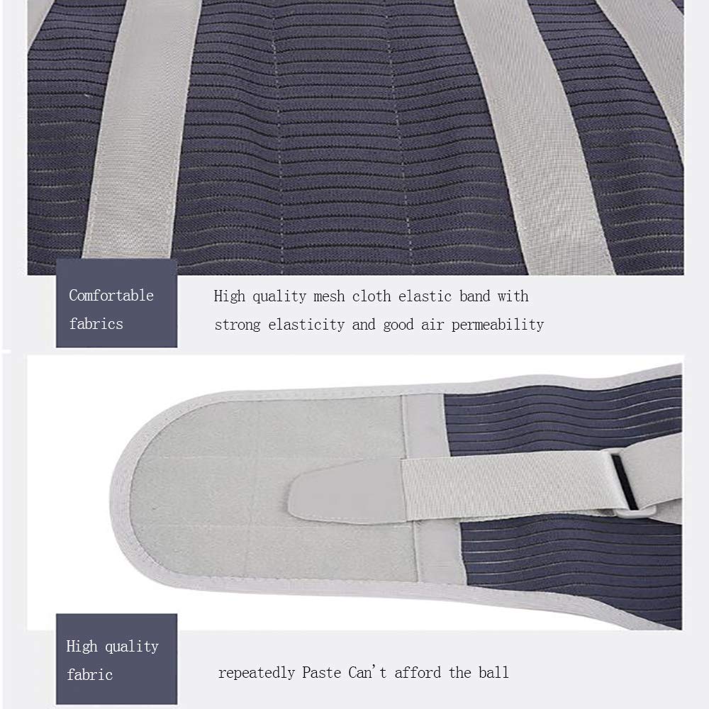 Faja Lumbar Fitness - con Soporte Lumbar Reforzado para Hombres y Mujeres - para el Alivio del Dolor Lumbar - autocalentamiento de turmalina,M
