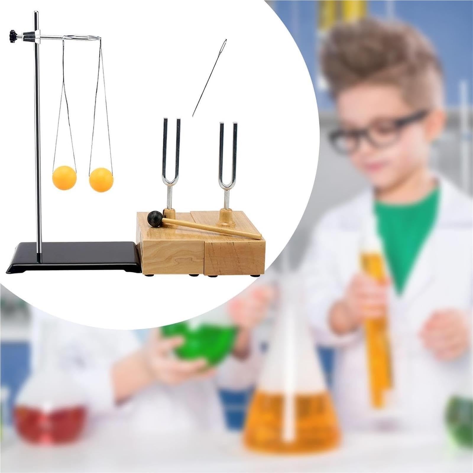 Ensemble d'expériences de diapason résonant for expériences de physique