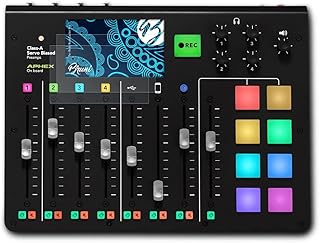 Bruni Screen Protector compatible with Rode RodeCaster Pro Protector Film, crystal clear Protective Film (2X)