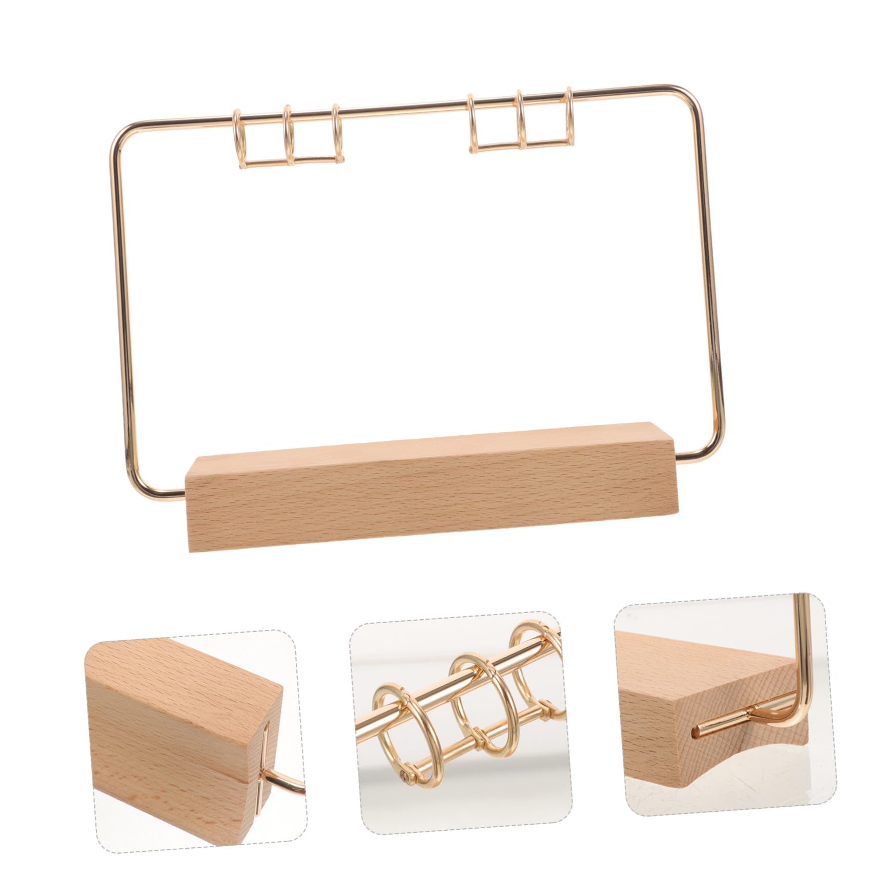 SEWACC 5sätze Tischkalender Für Büro Und Zuhause Eleganter Und Einfacher Ständer Für Einen Dekorativen -kalender Mit Runddraht Und Ringen Für Schreibtischdekoration
