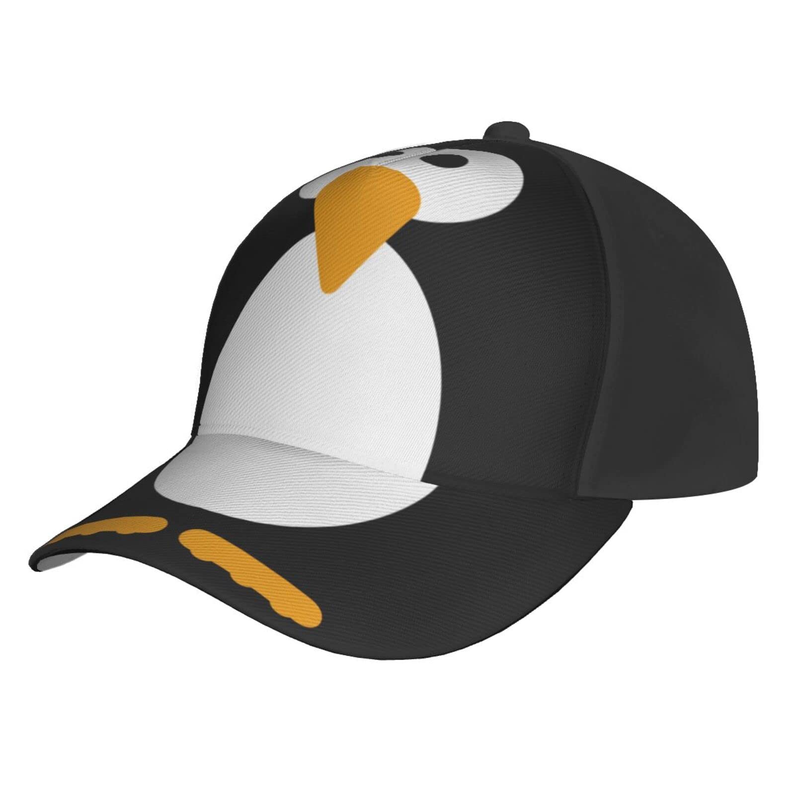 Aseelo Unisex Cute Penguin Baseball Caps Adjustable Trucker Hat Dad Hat Classic Casual Sports Hat For Men Women