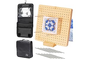 9.2” Crochet Granny Square Blocking Board: Unlock Flawless Crochet Masterpieces