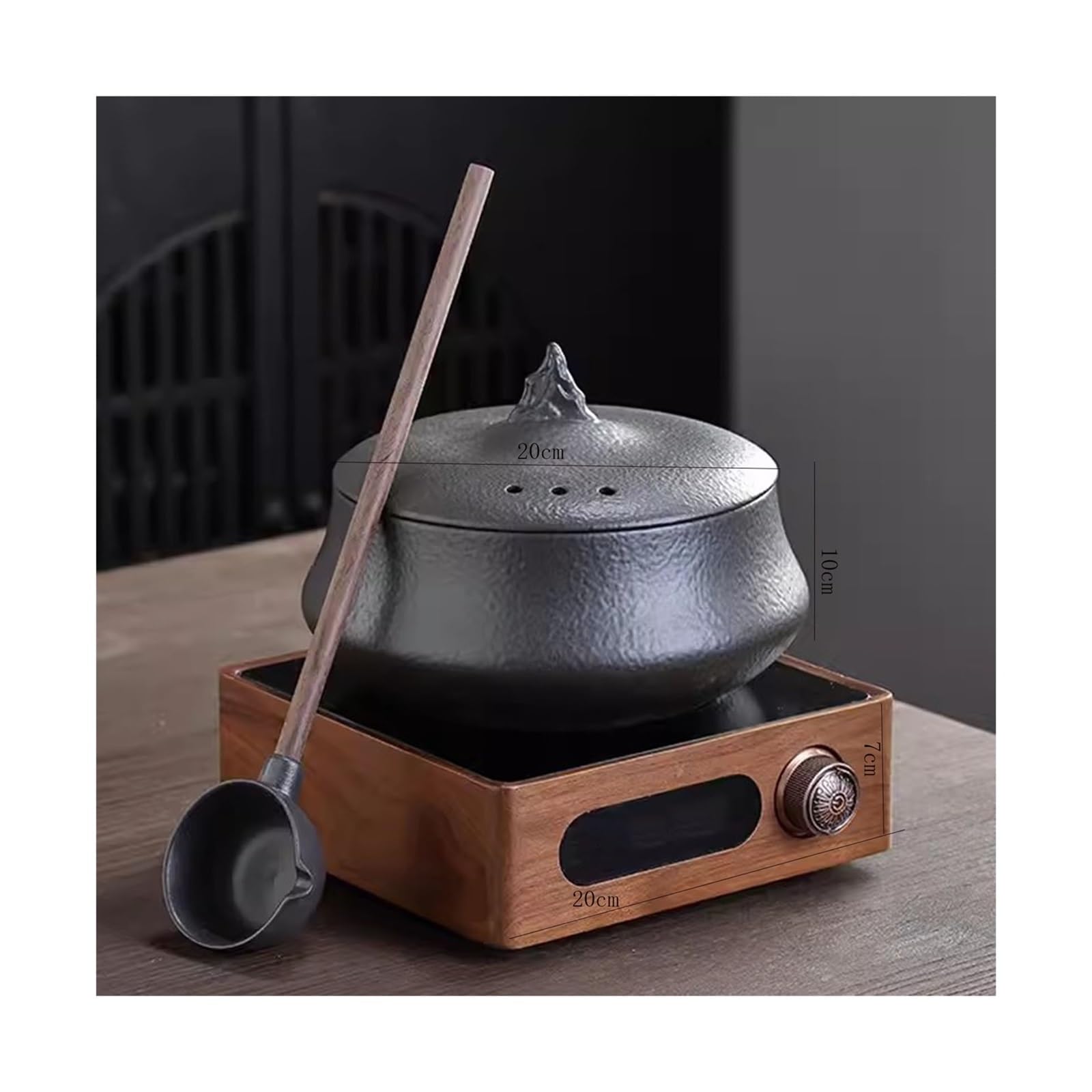 Tetera Tetera eléctrica de cerámica, Tetera de cerámica, Olla de Agua y Fuego de carbón, preservación de la Salud, Olla de té for cocinar al Vapor Hervidor de Té