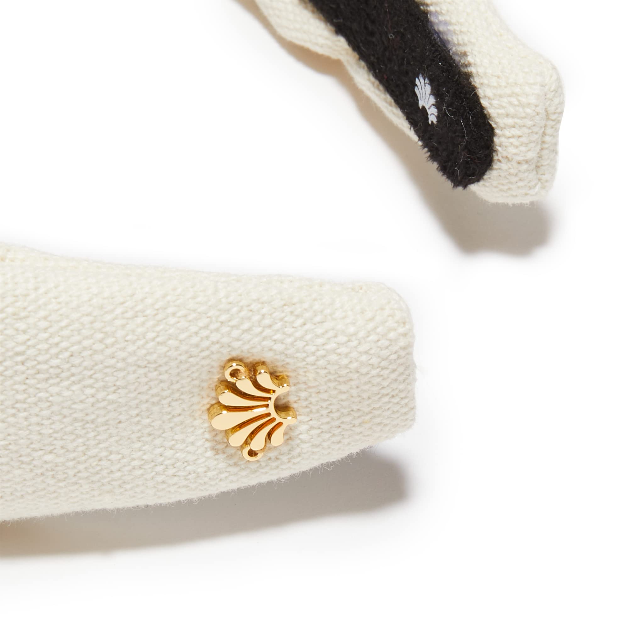 Amazon.com: Lele Sadoughi Slim Woven Knotted Headband - Ivory display picture 1