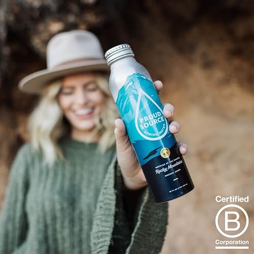 Miniatura 4 de Proud Source - Agua de manantial alcalina natural botellas de 16 onzas paquete de 6