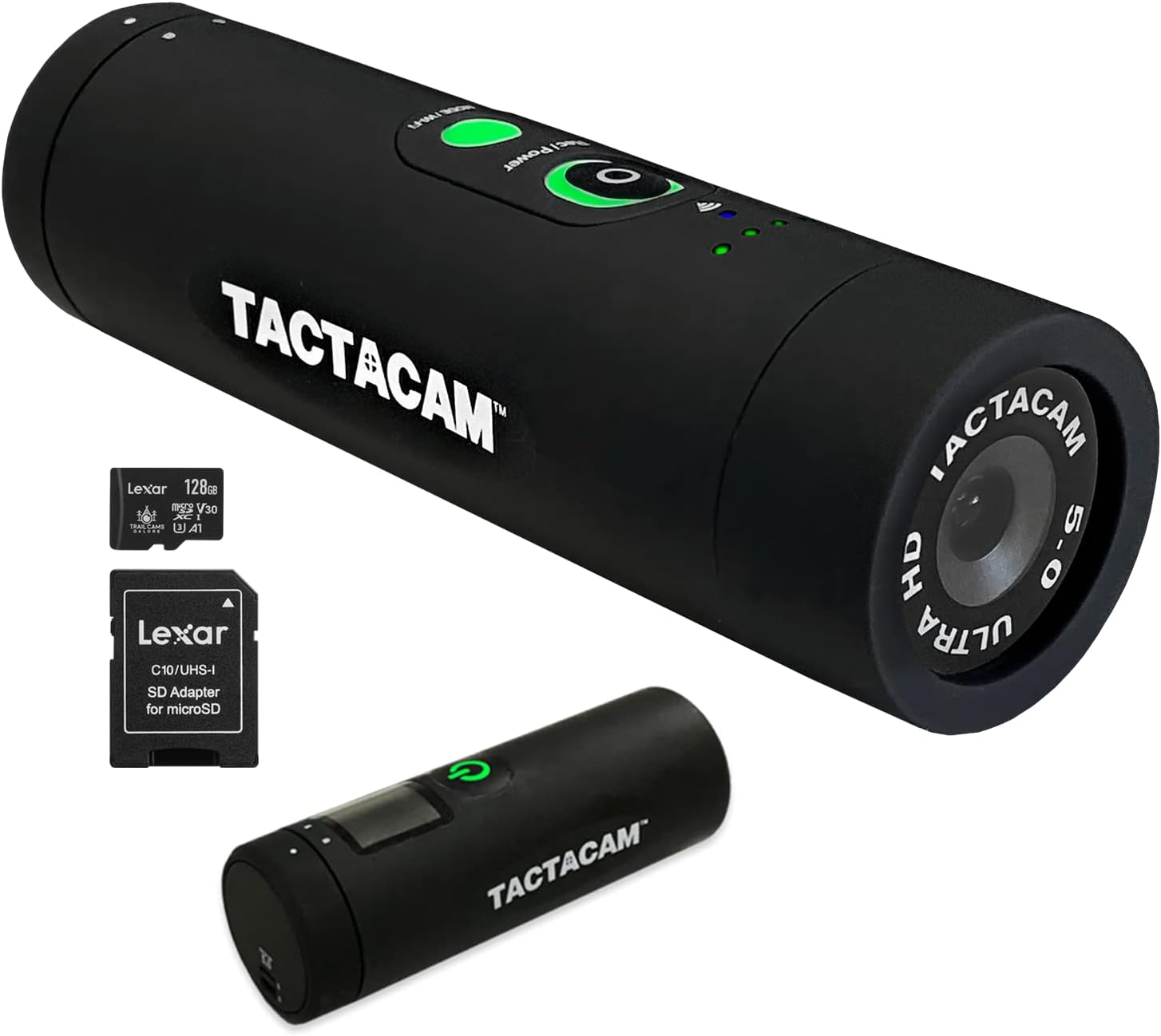 TACTACAM 5.0 Hunting Action Camera Remote Control + Lexar