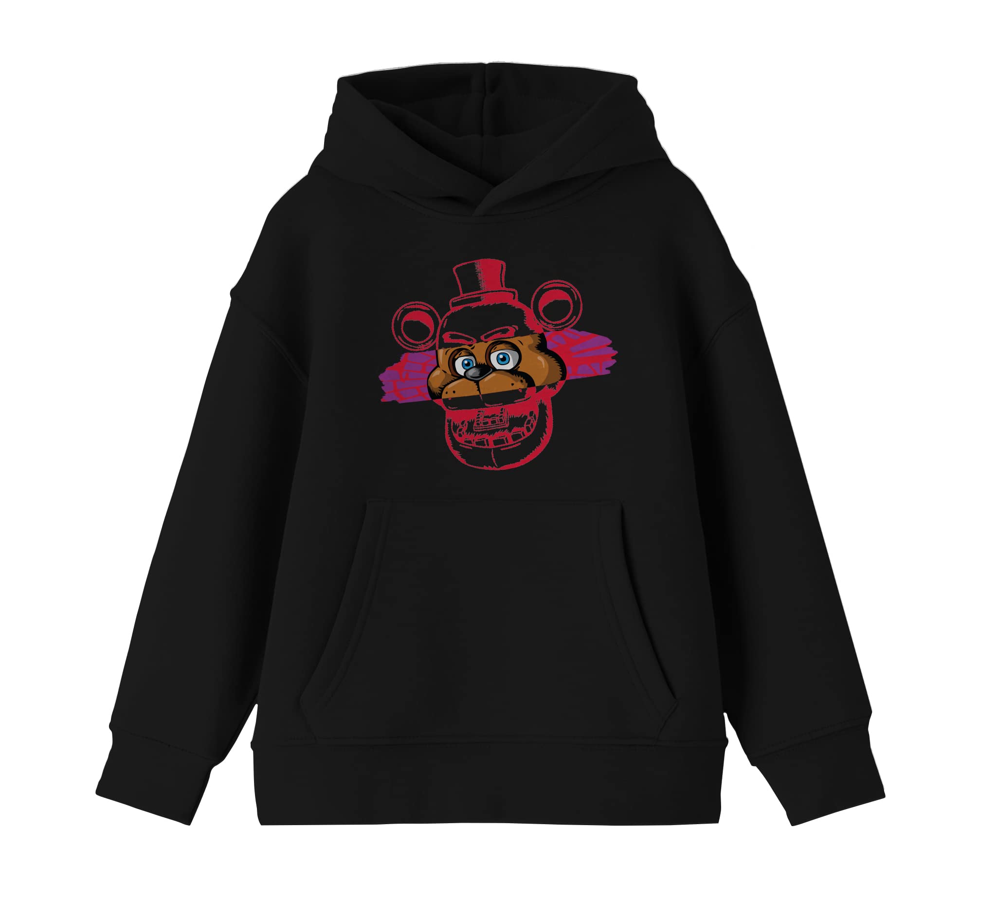 Bioworld Five Nights at Freddy's Red Shadow Freddy Boy's Black Sweatshirt
