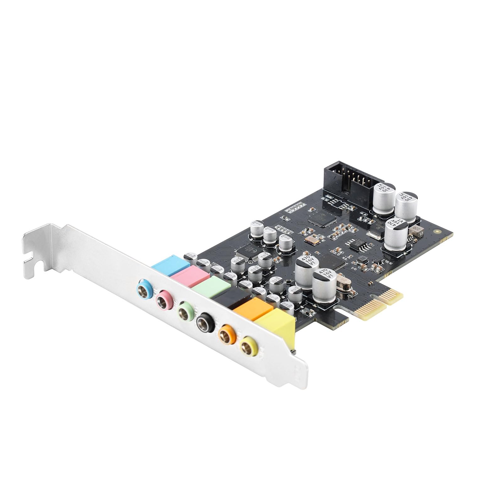 Scheda audio surround PCIe 7.1, chipset CM6212 + CM9881, supporto ASIO, scheda audio PCI Express per PC desktop Windows